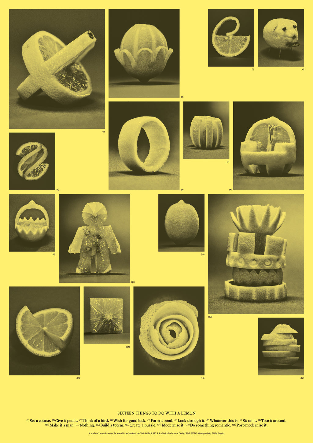 [01 – 16] Sixteen Things To Do With a Lemon